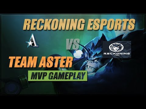 Team Aster vs ReckoninG eSports  MVP Gameplay | World Electronic Sports Games 2018-2019