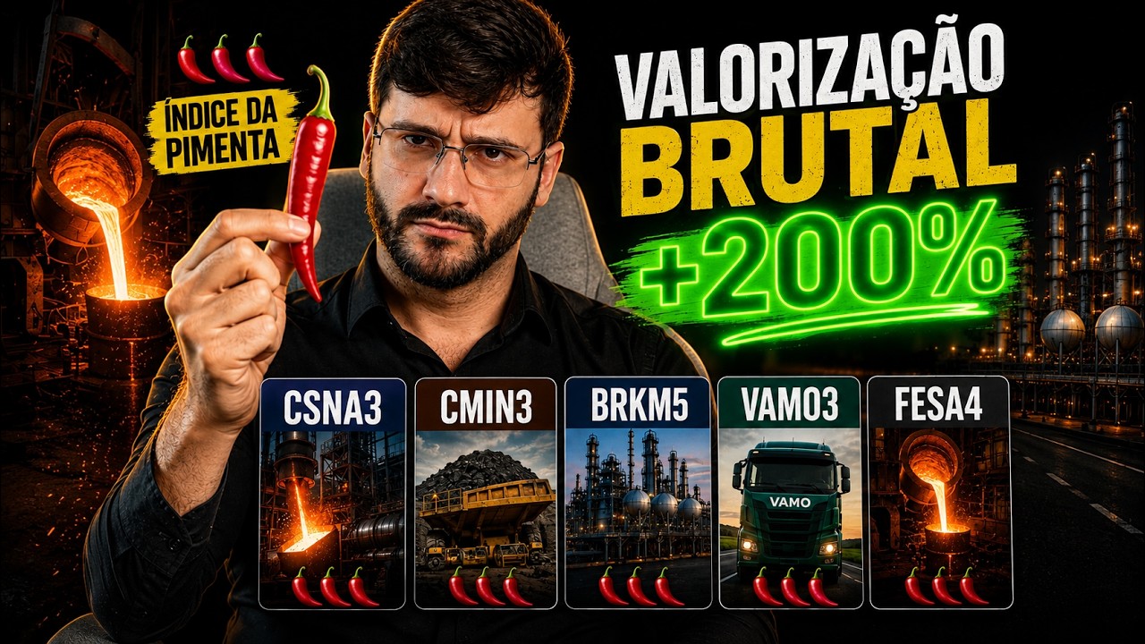 🔥 5 AÇÕES BARATAS para FICAR RICO? O Mercado Está IGNORANDO essa valorização BRUTAL !
