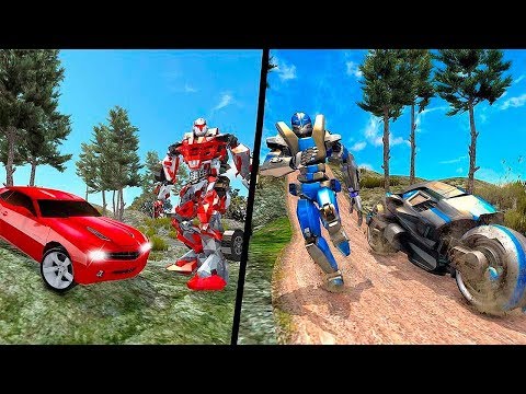 Offroad Robot Transport Truck Driving Simulator 2018 - Android Gameplay