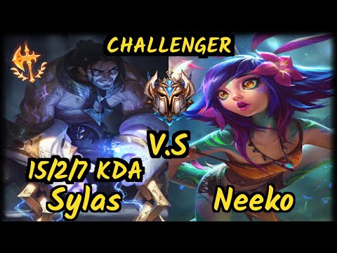 PNG Tinowns (SYLAS) vs NEEKO - 15/2/7 KDA MID CHALLENGER GAMEPLAY - BR