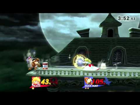 (720p - 60FPS) Peach Vs. Duck Hunt - Glory Mode 1-on-1