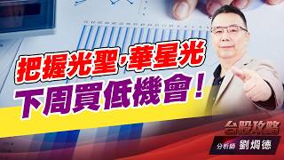 把握光聖，華星光 下周買低機會！｜台股攻略｜劉烱德 (圖)