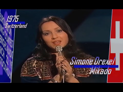 eurovision 1975 Switzerland 🇨🇭 Simone Drexel - Mikado ᴴᴰ