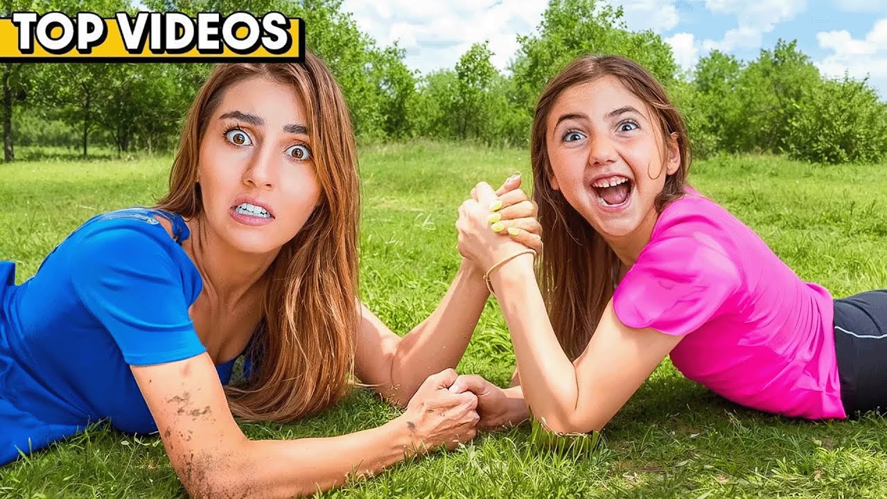 We Tried Our Kids' Favorite Games – It Got Competitive! | The Anazala Family