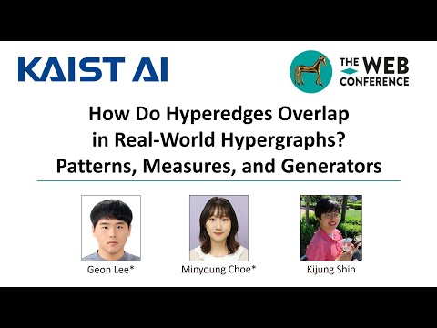 How Do Hyperedges Overlap in Real-World Hypergraphs? - Patterns, Measures, and Generators (WWW 2021)