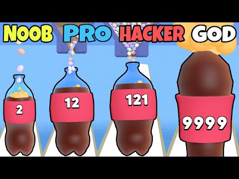 Mentos Cola 3D - Dig and Explode - NOOB vs PRO vs HACKER vs GOD