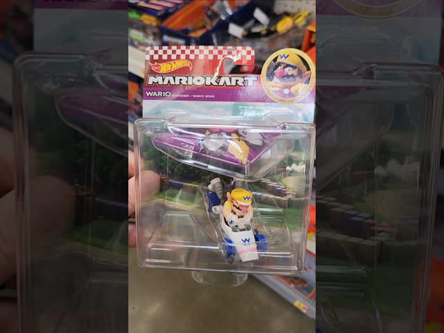 Vídeo relacionado con Hot Wheels Die Cast Modelo de Coche Mario Kart Glider Wario B-Dasher Wario Wing Super Mario - Escala 1:64 Longitud 5cm