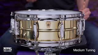 Video thumbnail for Ludwig 14x5 Super Brass Snare Drum (LB401) by Memphis Drum Shop