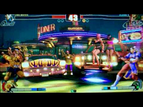 2 Chun Li vs Ryan Hart DHALSIM Street Fighter 4 arcade casino london