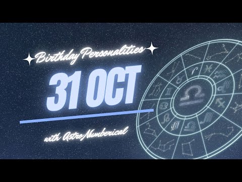 31 October Zodiac Horoscope: Birthday Personality & Traits Revealed