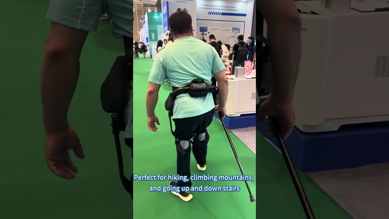 Lower Limb Exoskeleton Demo at Canton Fair 2026