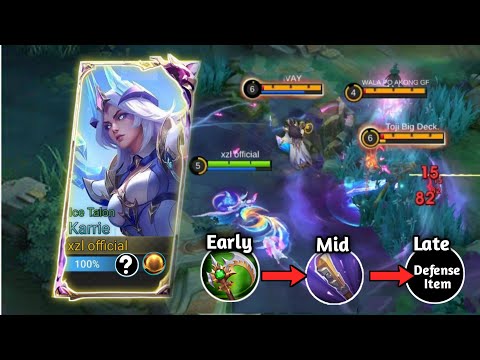 KARRIE BEST BUILD EARLY TO LATE GAME 2024 (AUTO MVP!!) | KARRIE BEST BUILD 2024