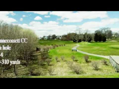 The par 4, 16th hole at Shennecossett Country Club in Groton, Connecticut