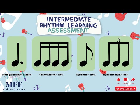Intermediate Rhythm Reading ASSESSMENT