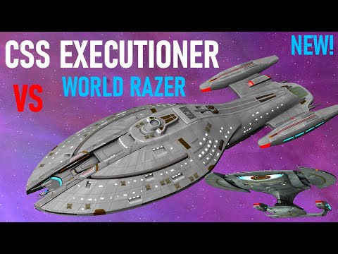 NEW CSS Executioner VS CSS World Razer & RBG DS9 - Star Trek Starship Battles