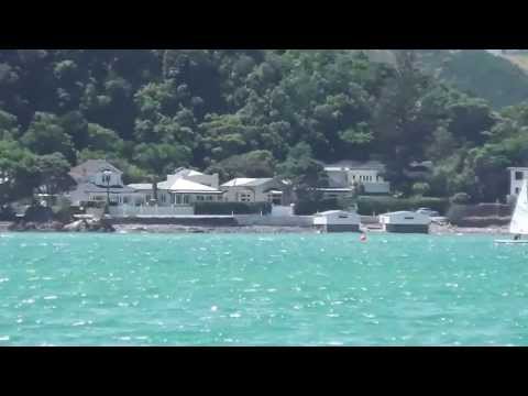From Seatoun Beach...beautiful Wellington day, plus wind.