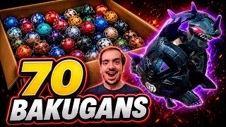 Comprei uma COLEÇÃO com 70 BAKUGANS raros!