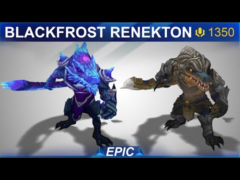 Blackfrost Renekton Detailed Skin Comparison and Spotlight 2020 | SKingdom - League of Legends