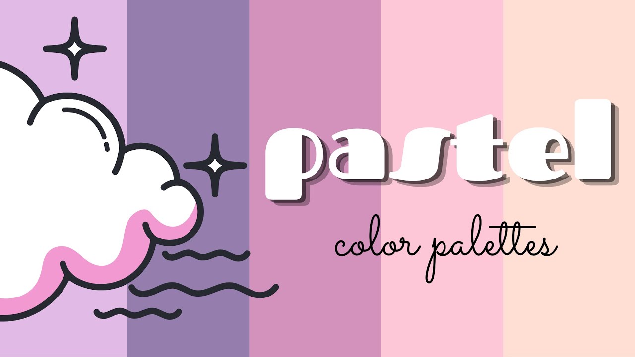 PASTEL COLOR PALETTES WITH IT'S NAME AND HEX COLOR CODE | Part 2 | mochibubble
