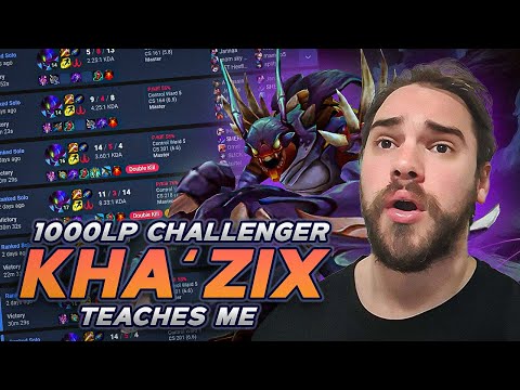 This Challenger 1000 LP Teaches Me How to Win Games with Kha'Zix ft. @shernfire
