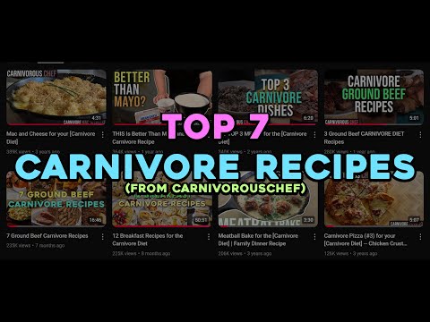7 Best Carnivore Recipes from CarnivorousChef