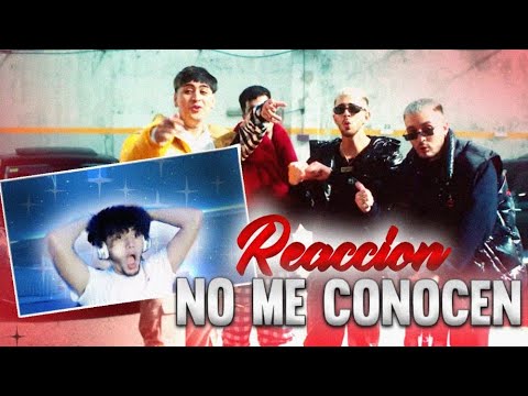 REACCIONO a NO ME CONOCEN (REMIX) - BANDIDO, DUKI, REI, TIAGO PZK