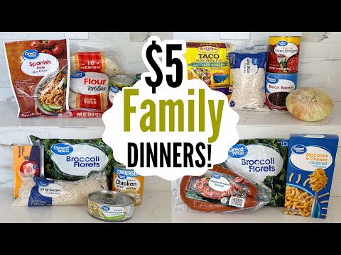 $5 DINNERS | BEST Quick & Easy Cheap Meal Ideas | Affordable Dinner Recipes | Julia Pacheco