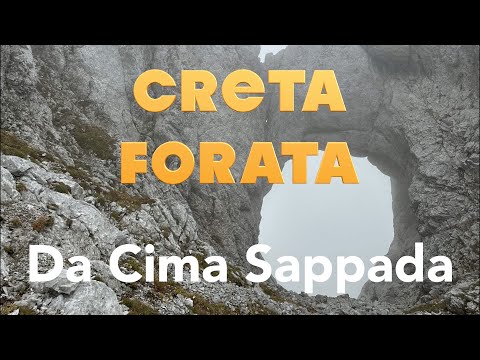 059 CRETA FORATA and Foro di Creta Forata, a loop from Cima Sappada