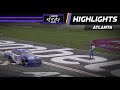 Josh Williams parks car at start/finish line, walks to garage