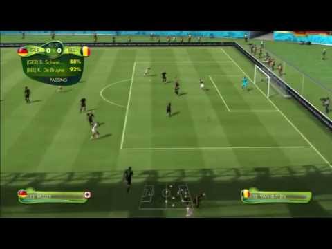 2014 FIFA World Cup Brazil Simulation - Match 54 - Germany vs Belgium Round Of 16