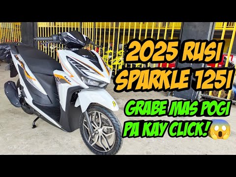 2025 Rusi Sparkle 125i Budget Friendly na kalok alike ni click 125 Full Review and Price