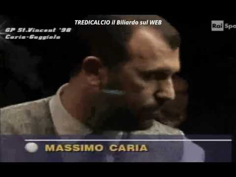 CARIA vs. GUGGIOLA - FINAL 23rd Goriziana Billiards Grand Prix 1998 @TREDICALCIO