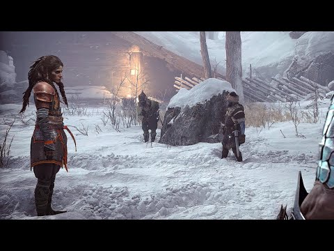 Sindri and Brok reaction after meeting Goddess Freya Scene - God Of War Ragnarok [4K 60FPS HDR]