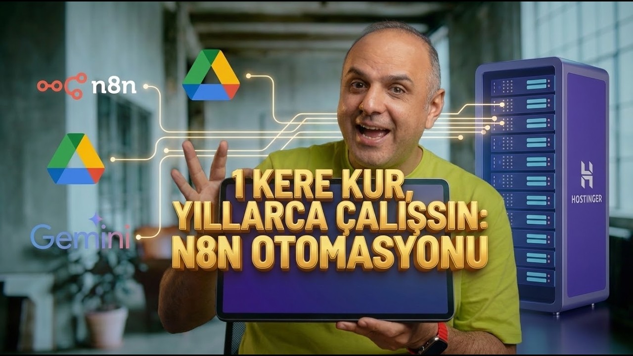 Klasöre Dosya At, Yapay Zeka Çalışsın! n8n & Google Drive Rehberi 📂
