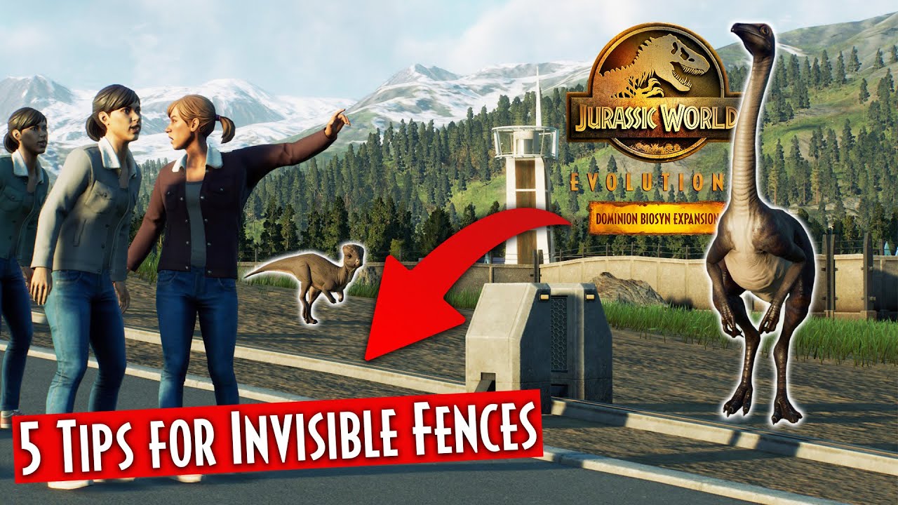 PETTING ZOO & MORE! 5 CREATIVE TIPS FOR INVISIBLE FENCES | Jurassic World Evolution 2 Dominion DLC