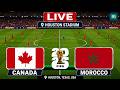 Canada Vs Morocco LIVE FIFA World Cup 2026 Round Of 16 Hakimi Vs Jonathan David CAN Vs MAR