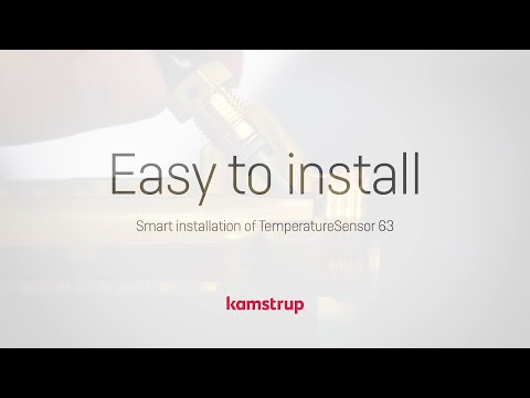 Kamstrup Temperature Sensors - Install and handling
