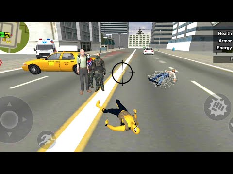 Spider Rope Hero - Superhero Gangster Crime Vegas City | Android GamePlay HD