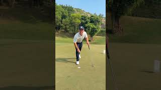 A zipline or a slide? Paul Casey has some ideas for the iconic 17th at Macau Gol