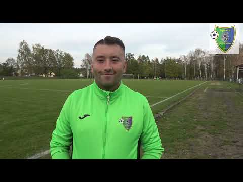 Kewin Michniacki po meczu Bóbr Bobrowice 1-1 Sparta Mierków (19.10.2024)