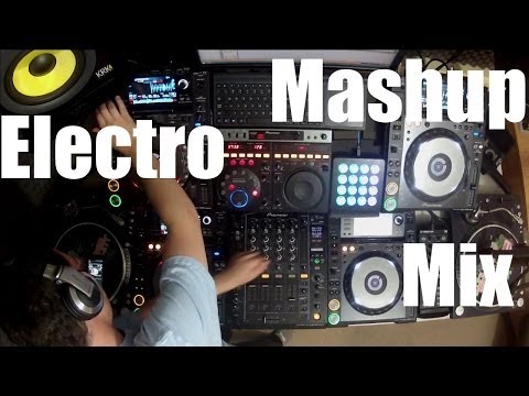 Cotts - Electro Mashup Mix (4 Deck Mixing, with Pioneer CDJ-2000 Nexus)