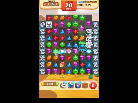 Jewel Match King Level 159 - Walkthrough ( No Booster )