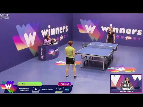 Winners League  20.09.21 Kardashova Anastasiia - Biletska Inna 22:30