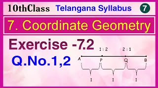 Download Lagu TS, 10th Class, Coordinate Geometry, Exercise 7.2, Q.No. 1,2@mathsworldmakessmartintelugu Thumbnail