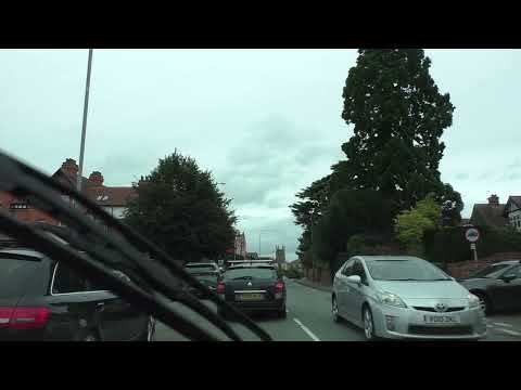 Driving On Bath Road, Commandery Road, Sidbury & City Walls Road, Worcester, UK 25th September 2024