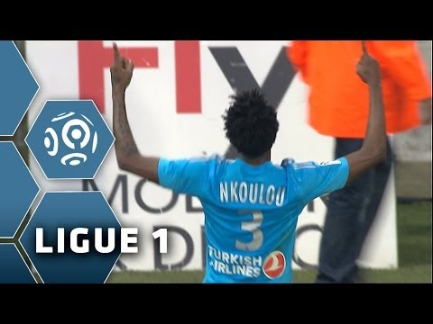 But Nicolas NKOULOU (90') - FC Sochaux-Montbéliard-Olympique de Marseille (1-1) - 29/03/14 - FCSM-OM