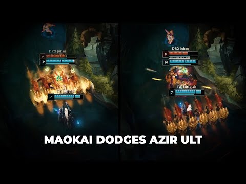 Maokai Dodges Azir Ult | DRX Juhan