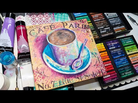 Easy Formula for a Beautiful Mixed Media Collage!