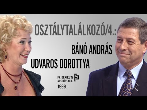 OSZTÁLYTALÁLKOZÓ: Udvaros Dorottya és Bánó András összecsapása, 1999. / F. A. 305.