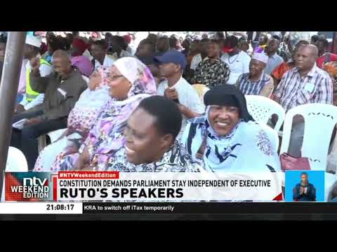 Wetangula, Kingi seen publicly taking a leading role in campaigning for President Ruto